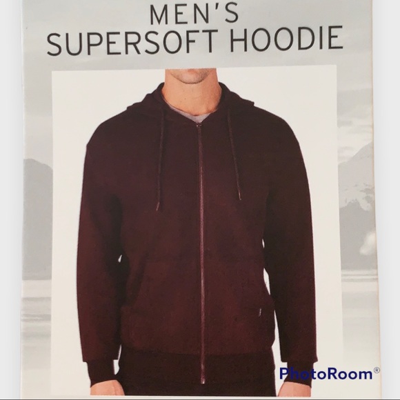 Eddie Bauer Mens Super Soft Fleece Hoodie
